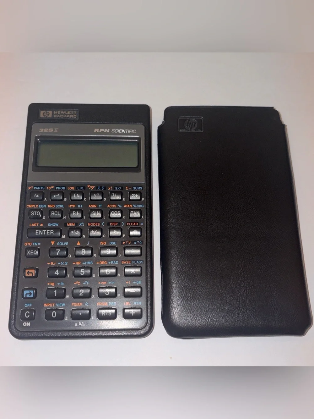 HP Hewlett Packard 32S II RPN Scientific Calculator w/ Case & Batteries TESTED
